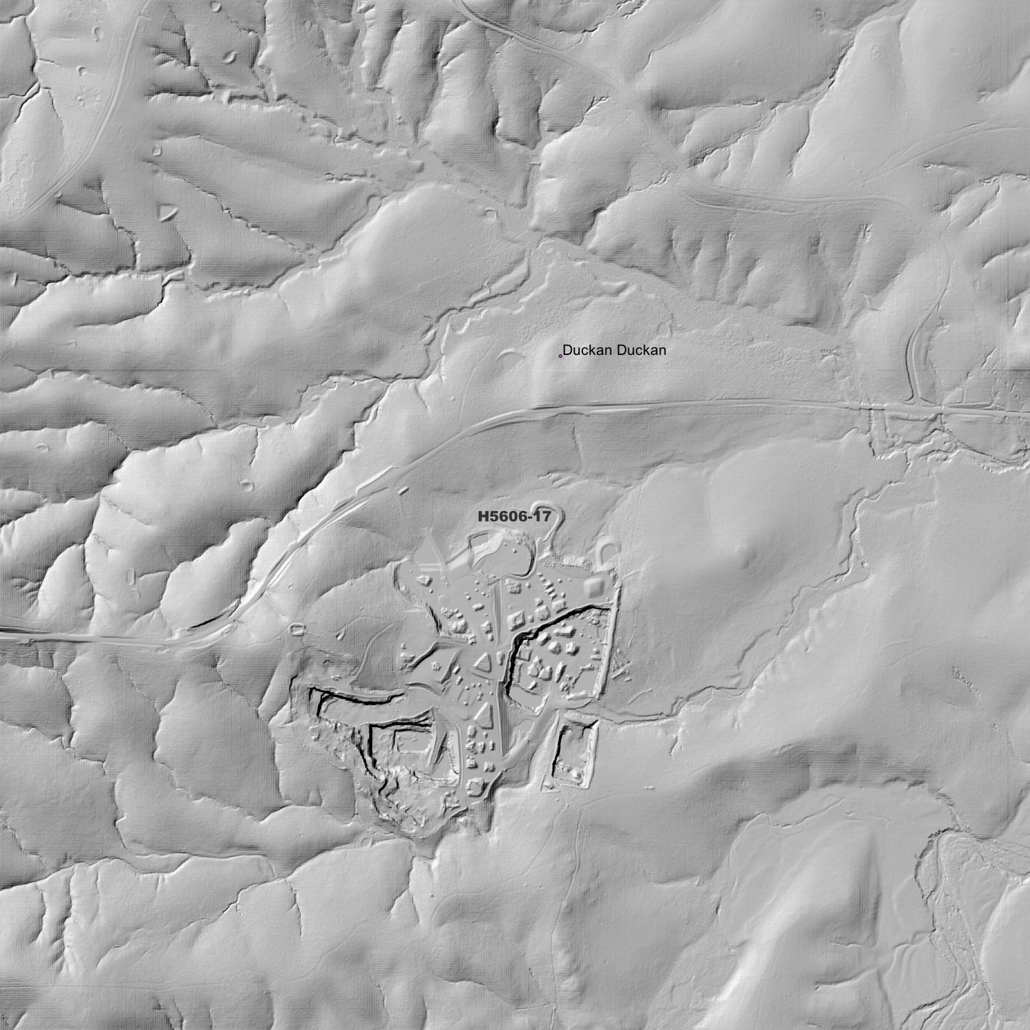 Duckan 1m Digital Elevation Model (H5606-17)