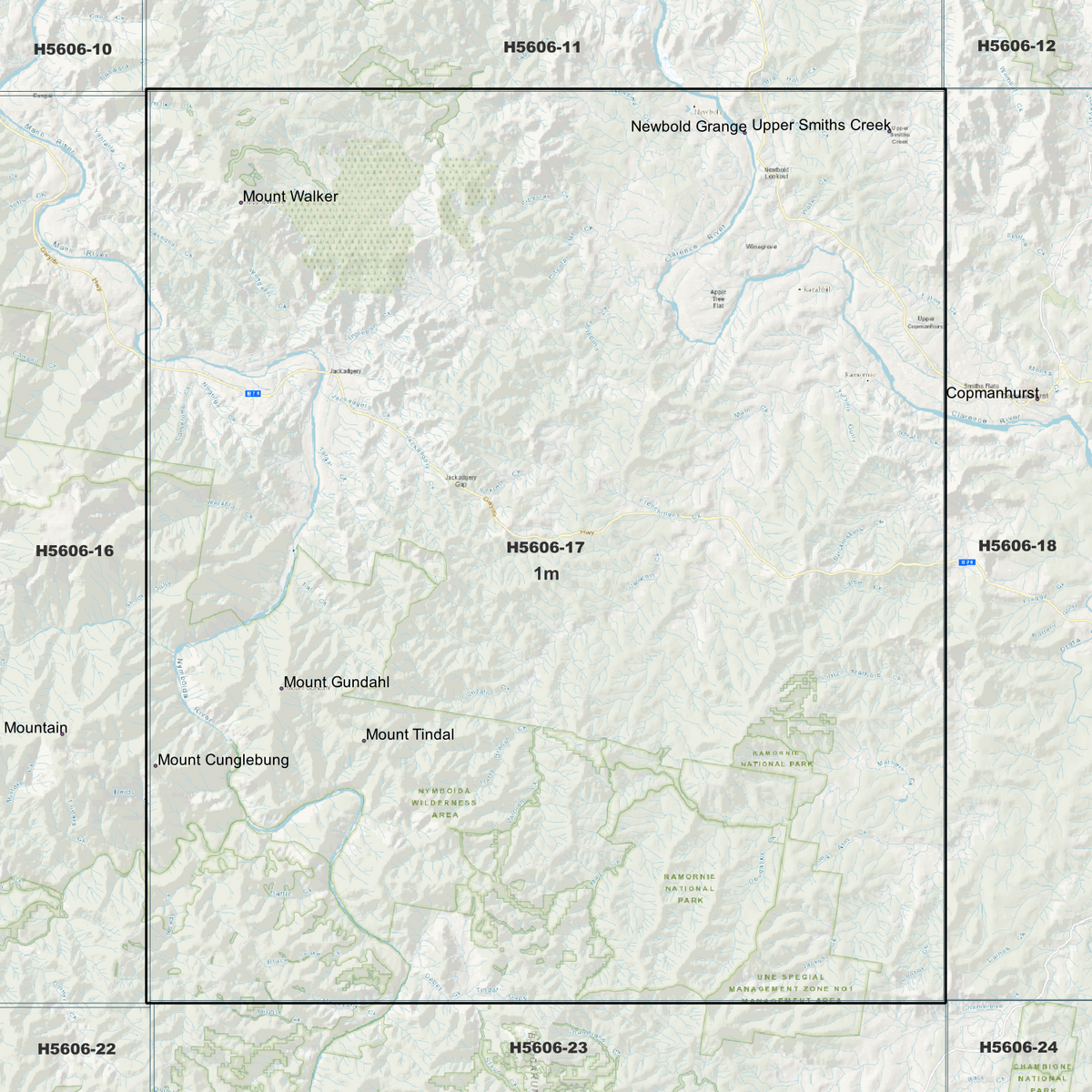 Duckan 1m Digital Elevation Models (H5606-17)