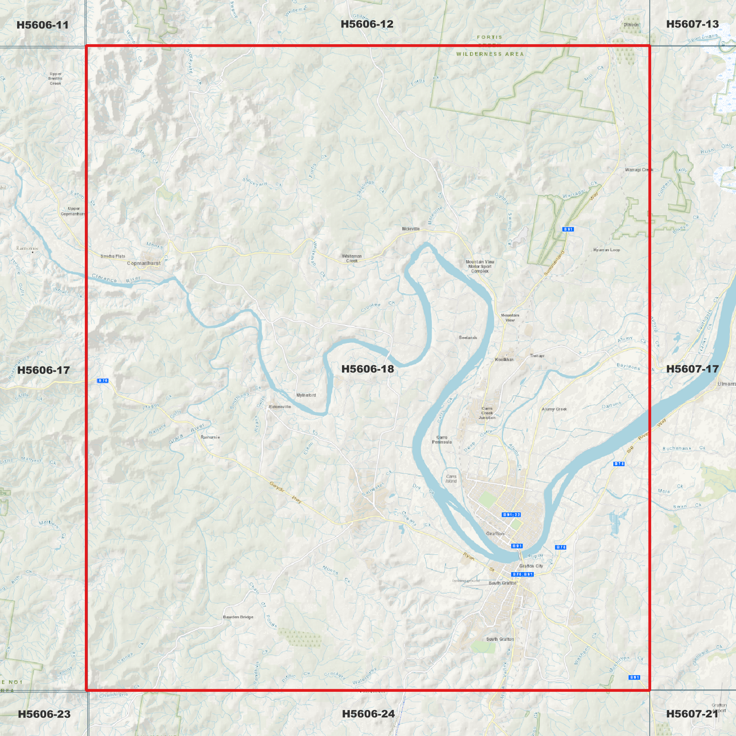 Grafton 1m Digital Elevation Model (H5606-18)