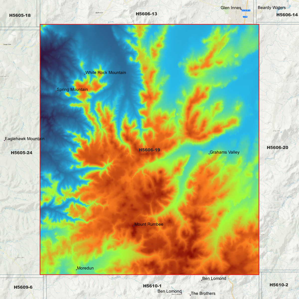 Glencoe 1m, 2m & 5m Digital Elevation Models (H5606-19)