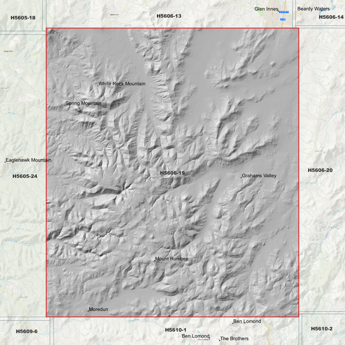 Glencoe 1m, 2m & 5m Digital Elevation Models (H5606-19)