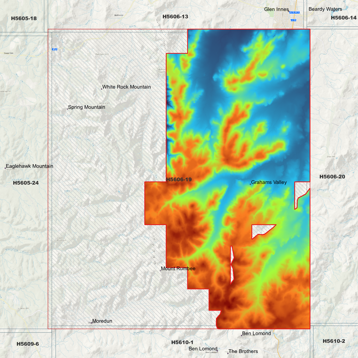 Glencoe 1m, 2m & 5m Digital Elevation Models (H5606-19)