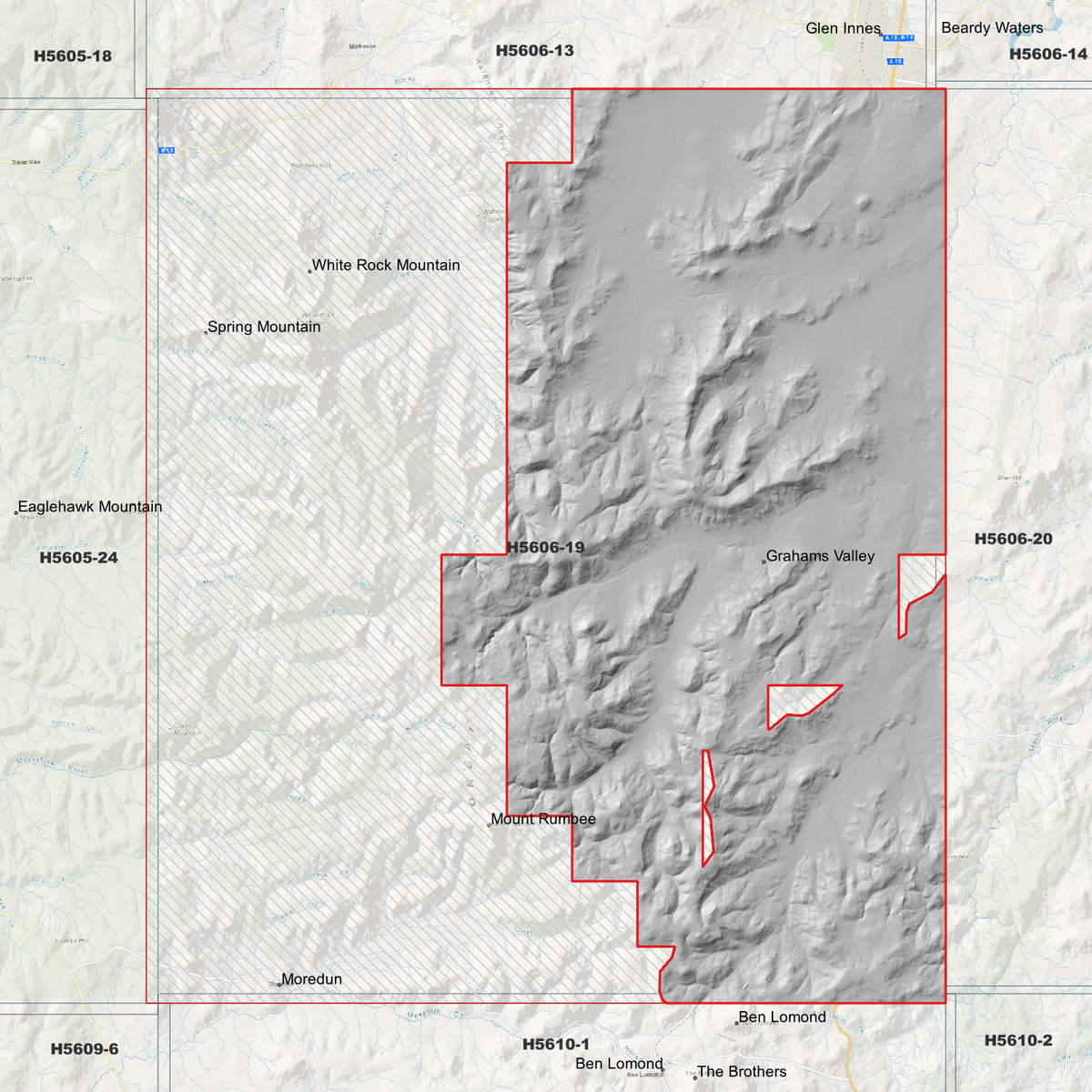 Glencoe 1m, 2m & 5m Digital Elevation Models (H5606-19)