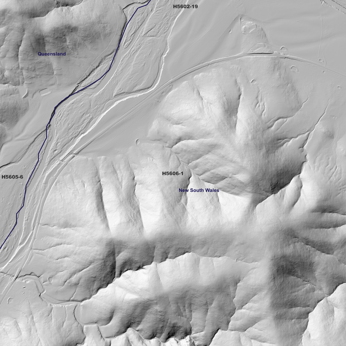 Binghi 50cm, 1m & 5m Digital Elevation Models (H5606-1)