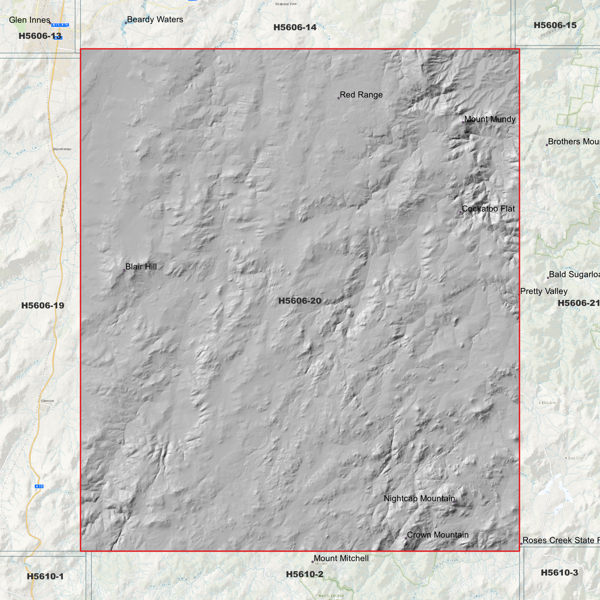 Pinkett 1m, 2m & 5m Digital Elevation Models (H5606-20)