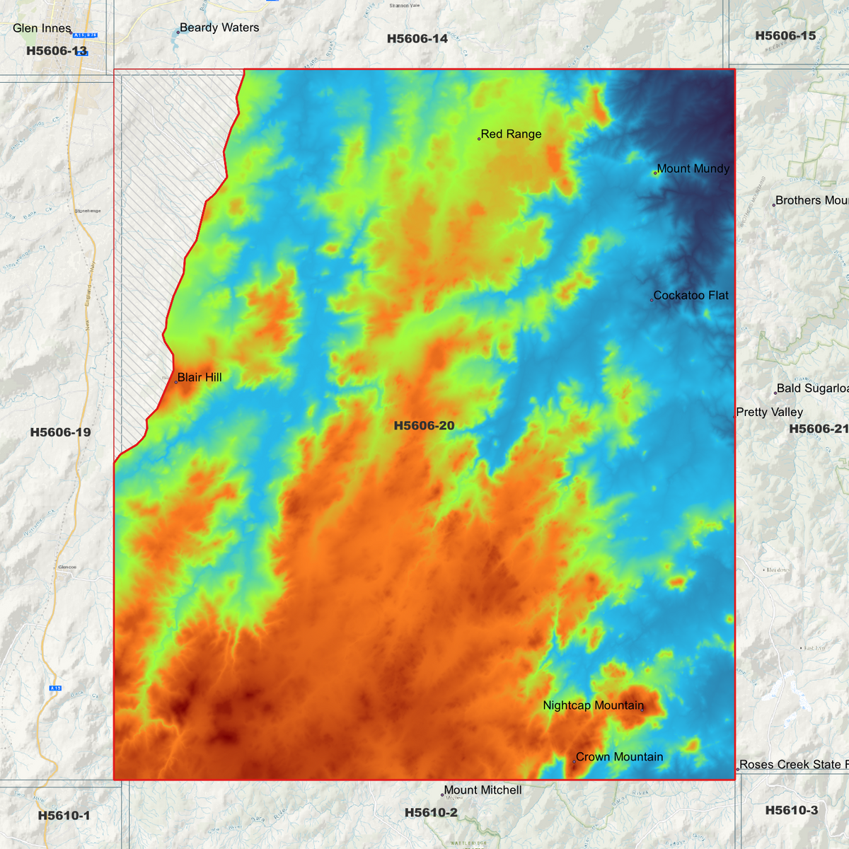 Pinkett 1m, 2m & 5m Digital Elevation Models (H5606-20)