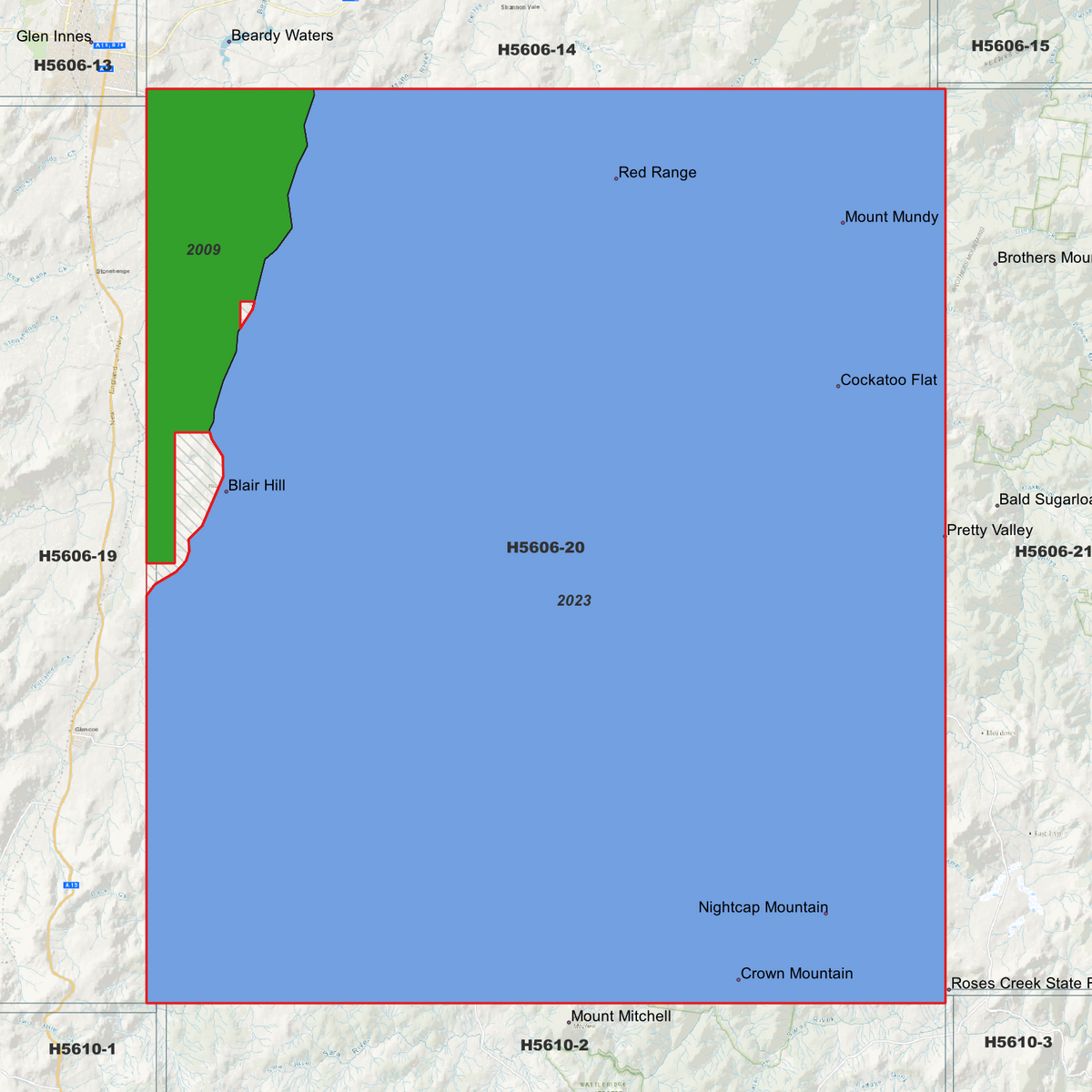Pinkett 1m, 2m & 5m Digital Elevation Models (H5606-20)