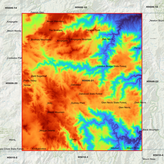 Glen Nevis 1m Digital Elevation Model (H5606-21)