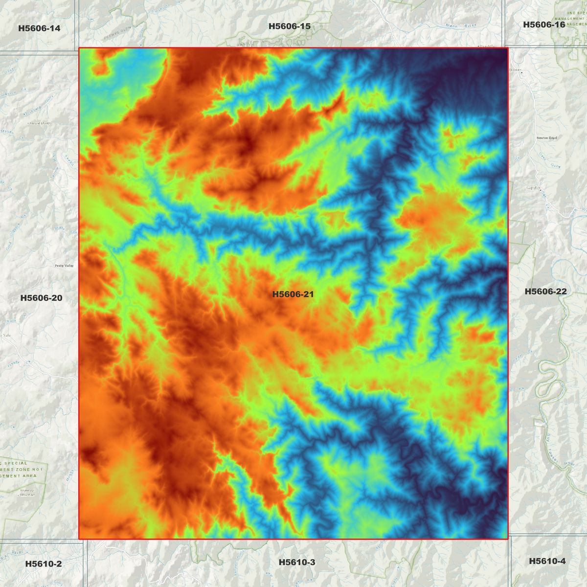 Glen Nevis 1m Digital Elevation Models (H5606-21)