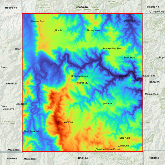 Urania 1m Digital Elevation Model (H5606-22)