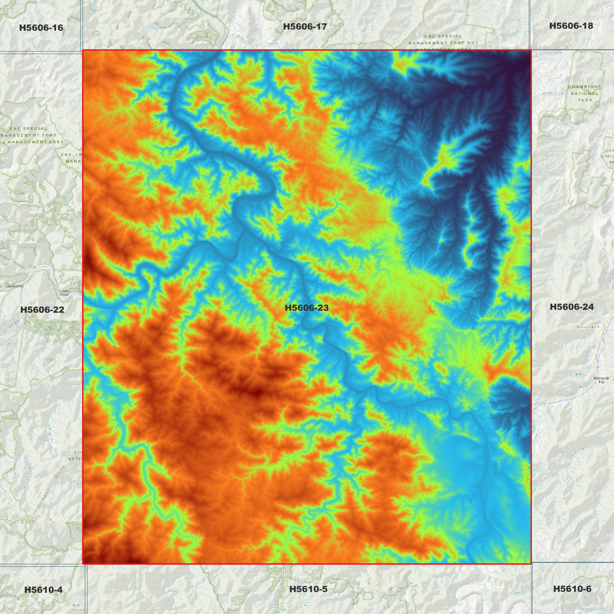 Buccarumbi 1m Digital Elevation Models (H5606-23)