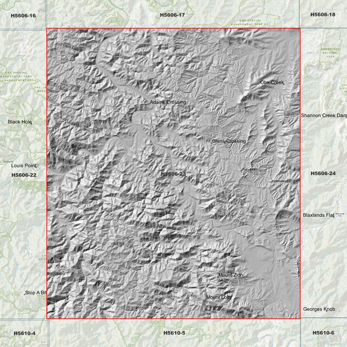 Buccarumbi 1m Digital Elevation Models (H5606-23)