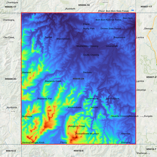 Koukandowie 1m Digital Elevation Model (H5606-24)
