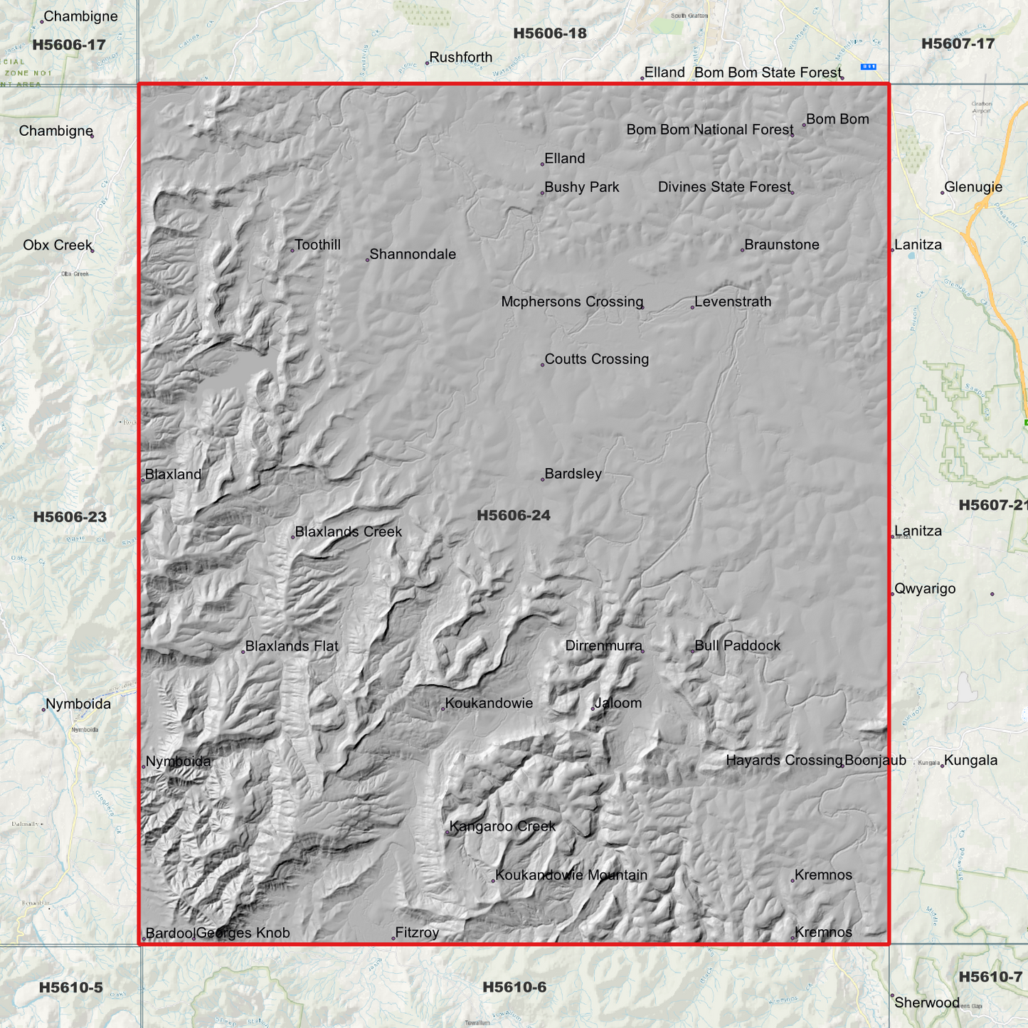 Koukandowie 1m Digital Elevation Model (H5606-24)