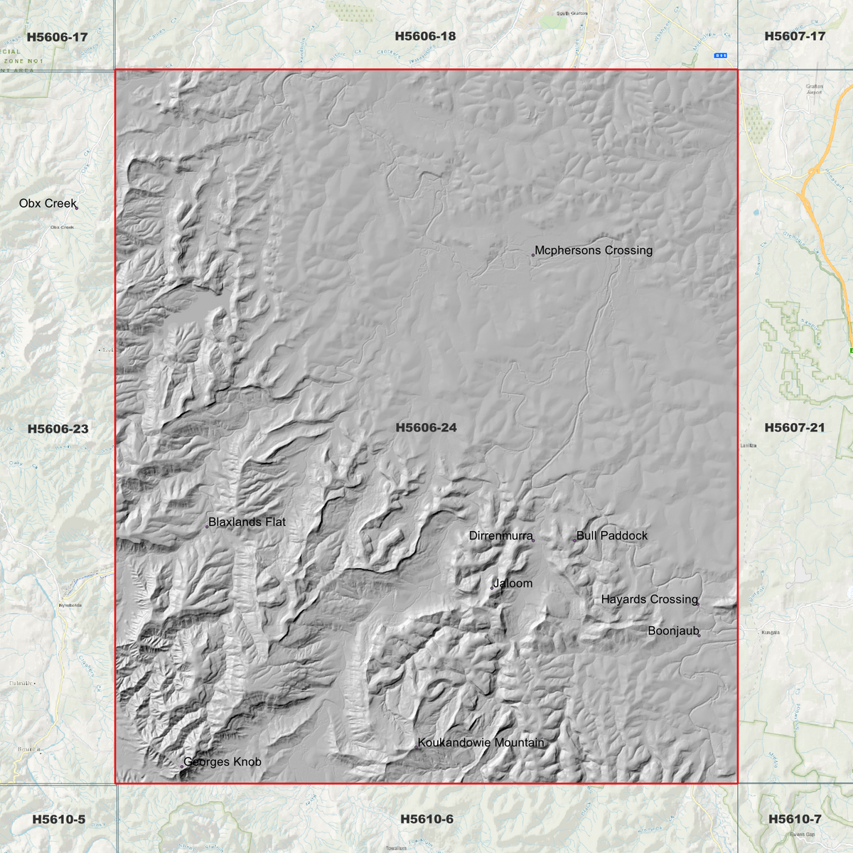 Koukandowie 1m Digital Elevation Models (H5606-24)