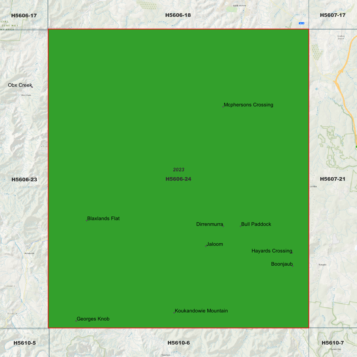 Koukandowie 1m Digital Elevation Models (H5606-24)