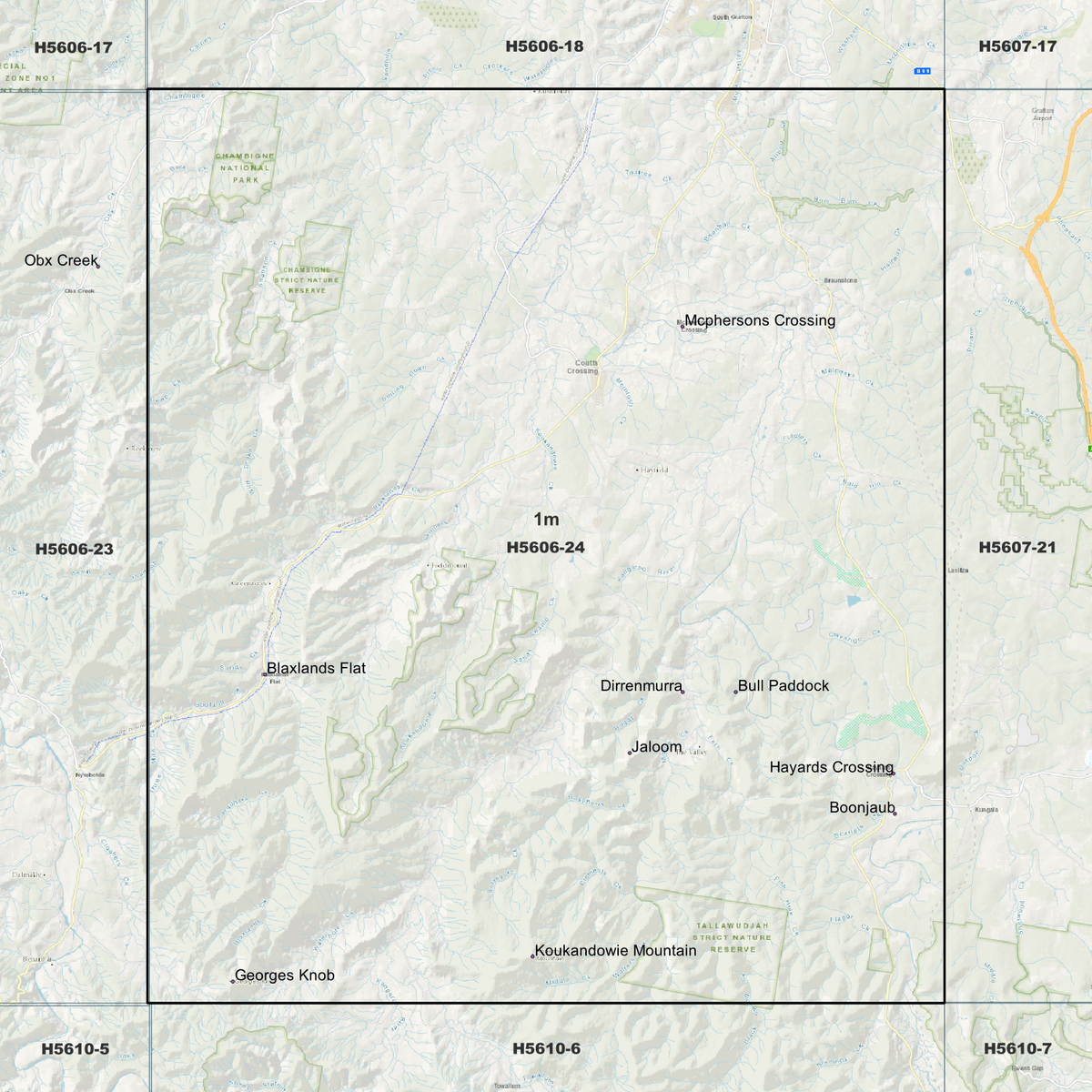 Koukandowie 1m Digital Elevation Models (H5606-24)