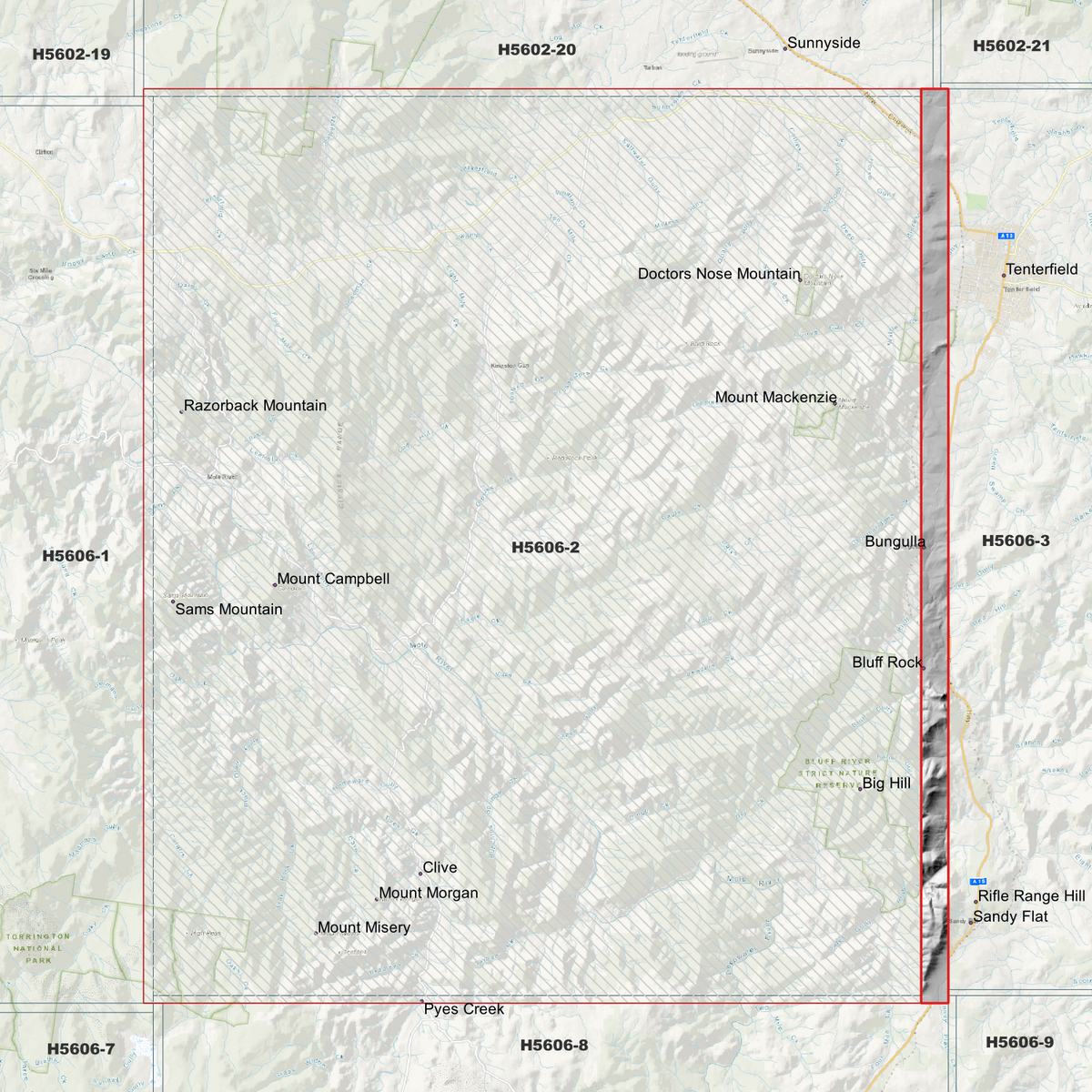 Woodside 1m, 2m & 5m Digital Elevation Models (H5606-2)