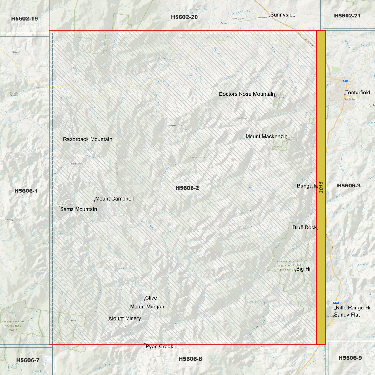 Woodside 1m, 2m & 5m Digital Elevation Models (H5606-2)