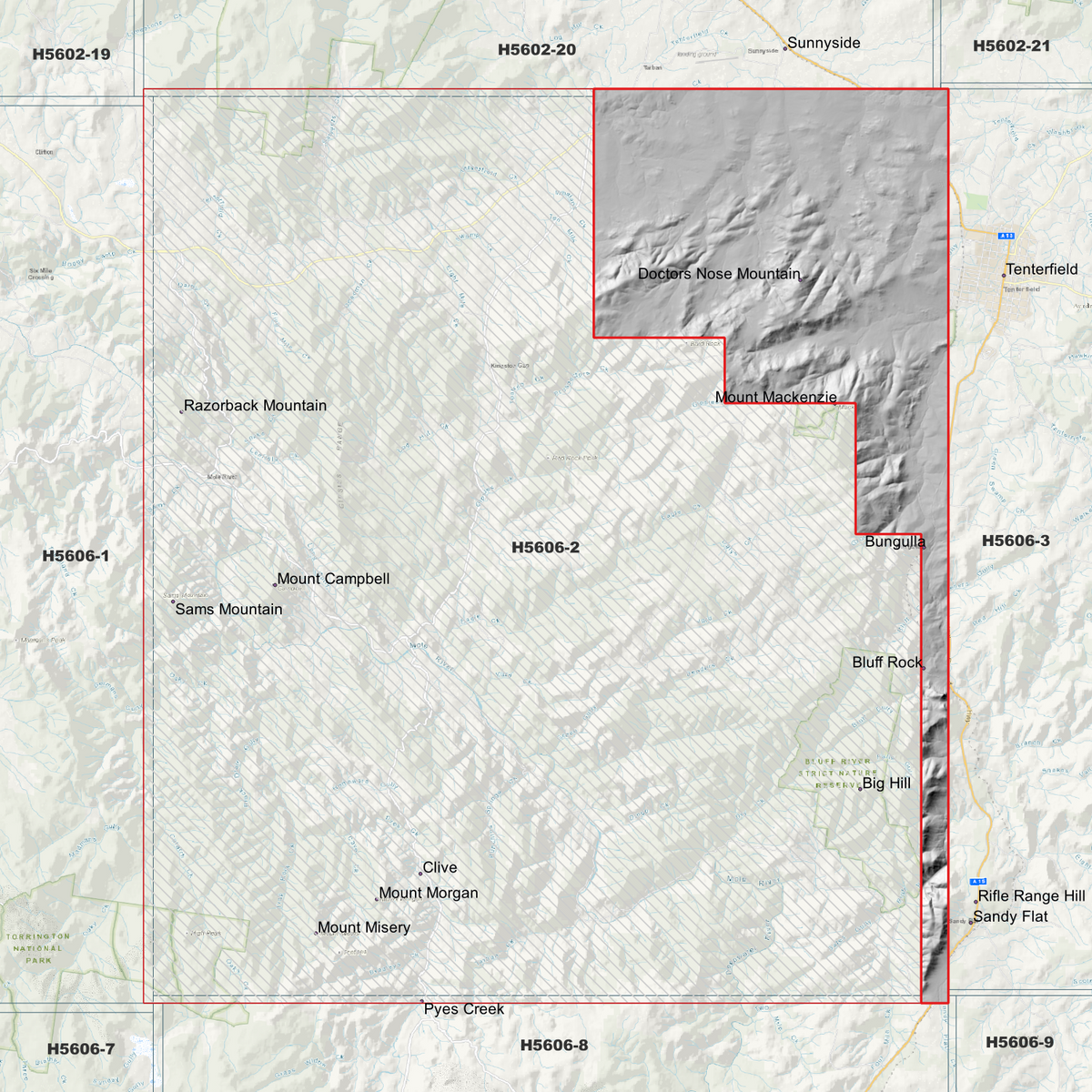 Woodside 1m, 2m & 5m Digital Elevation Models (H5606-2)
