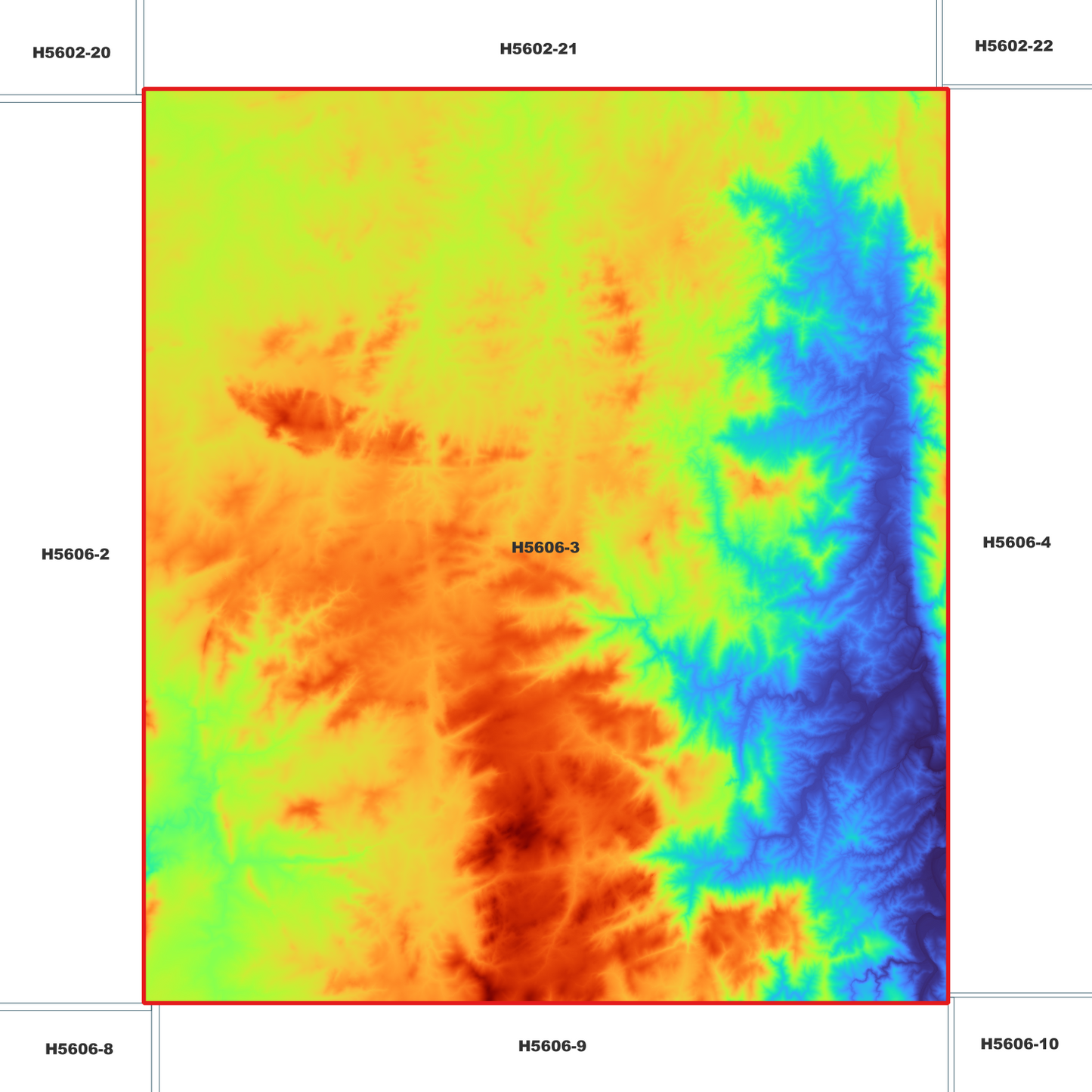 Tenterfield 1m Digital Elevation Model (H5606-3)