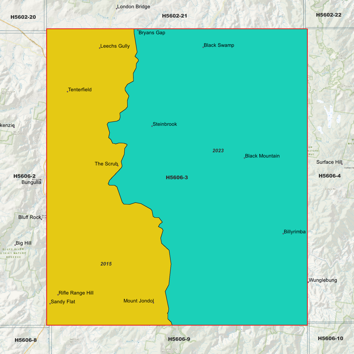 Tenterfield 1m Digital Elevation Models (H5606-3)