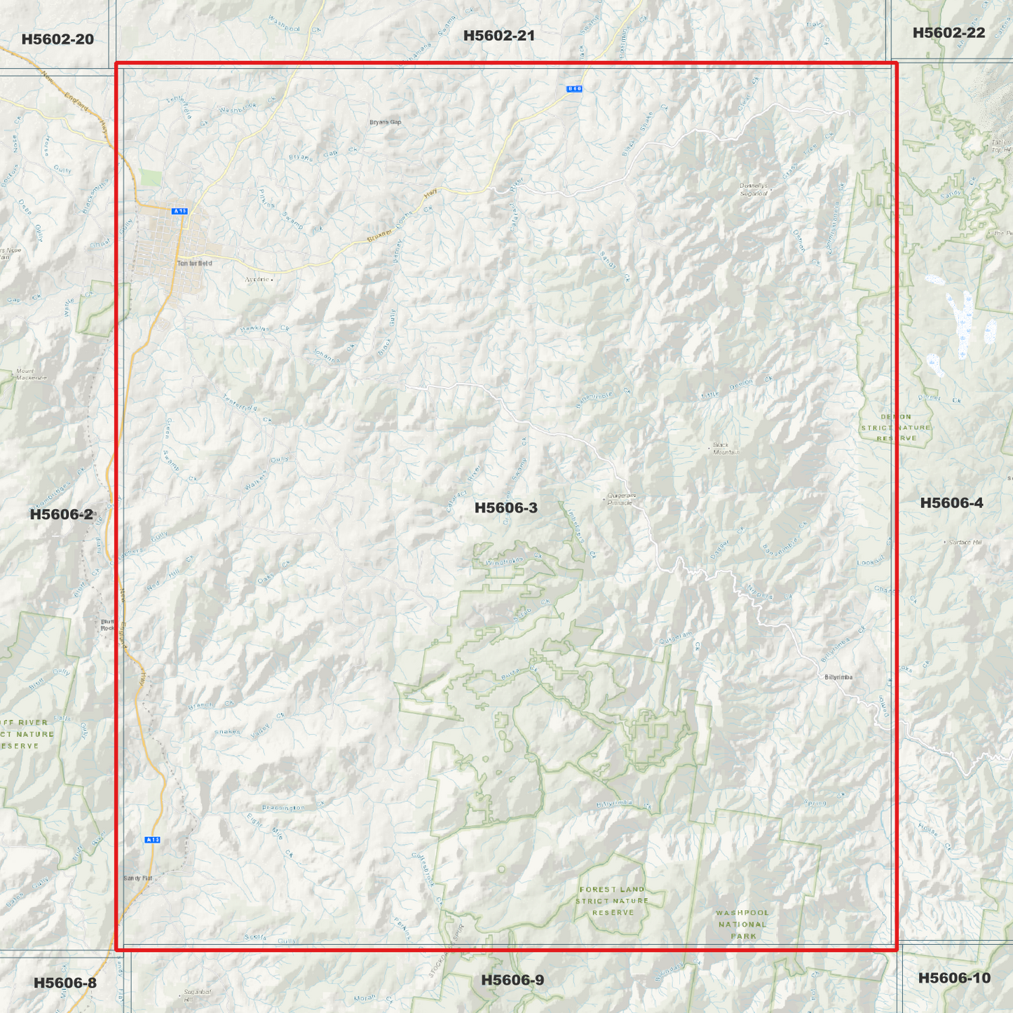 Tenterfield 1m Digital Elevation Model (H5606-3)
