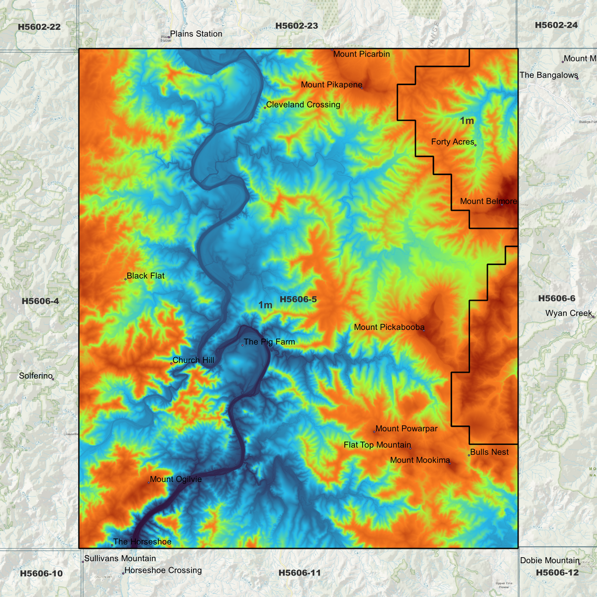 Pikapene 1m Digital Elevation Models (H5606-5)