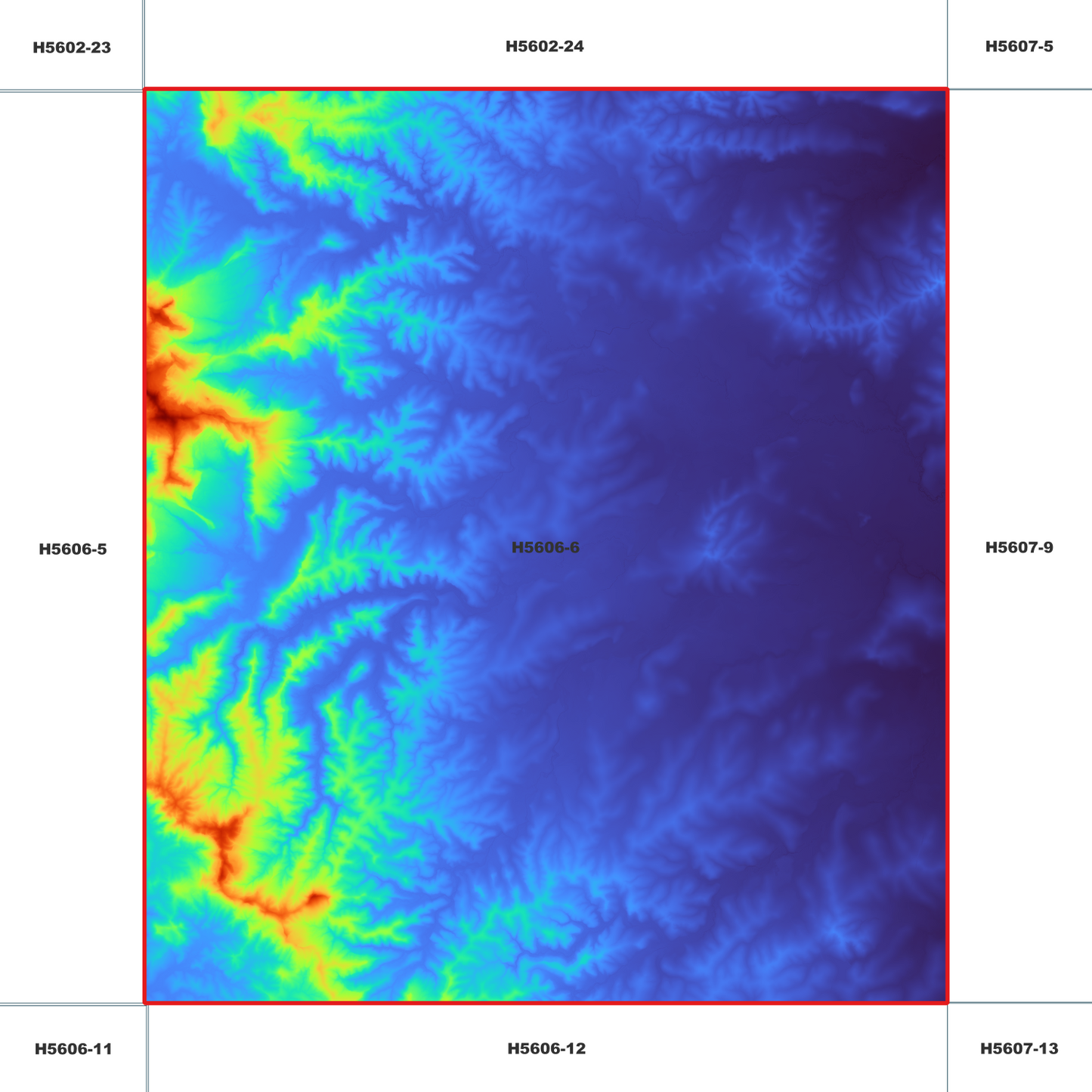 Camira 1m Digital Elevation Model (H5606-6)