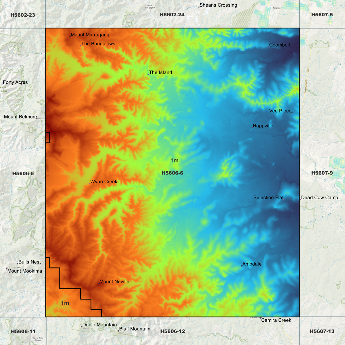 Camira 1m Digital Elevation Models (H5606-6)