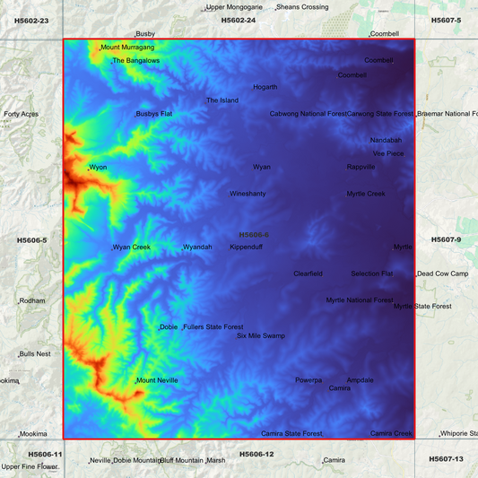 Camira 1m Digital Elevation Model (H5606-6)
