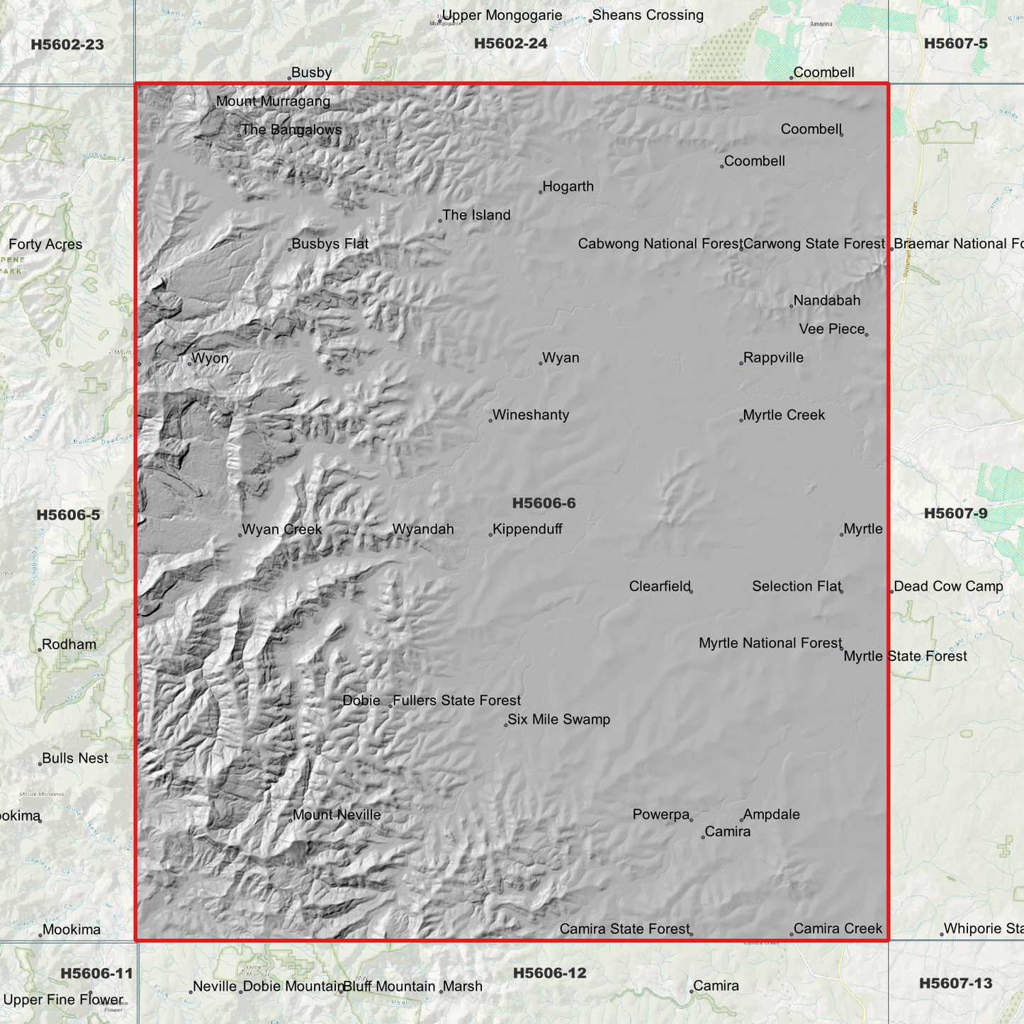 Camira 1m Digital Elevation Model (H5606-6)