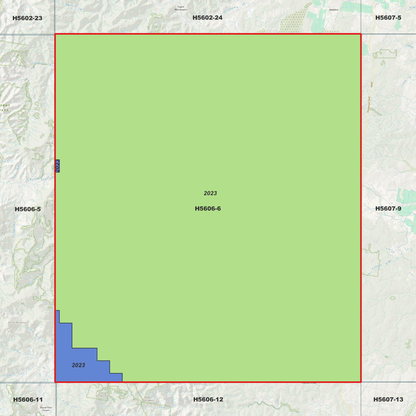 Camira 1m Digital Elevation Model (H5606-6)