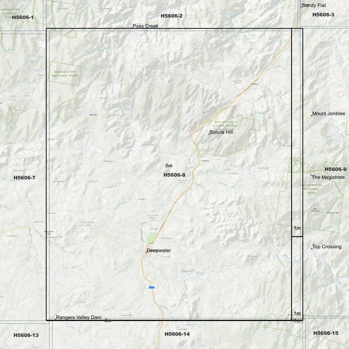 Deepwater 1m & 5m Digital Elevation Models (H5606-8)