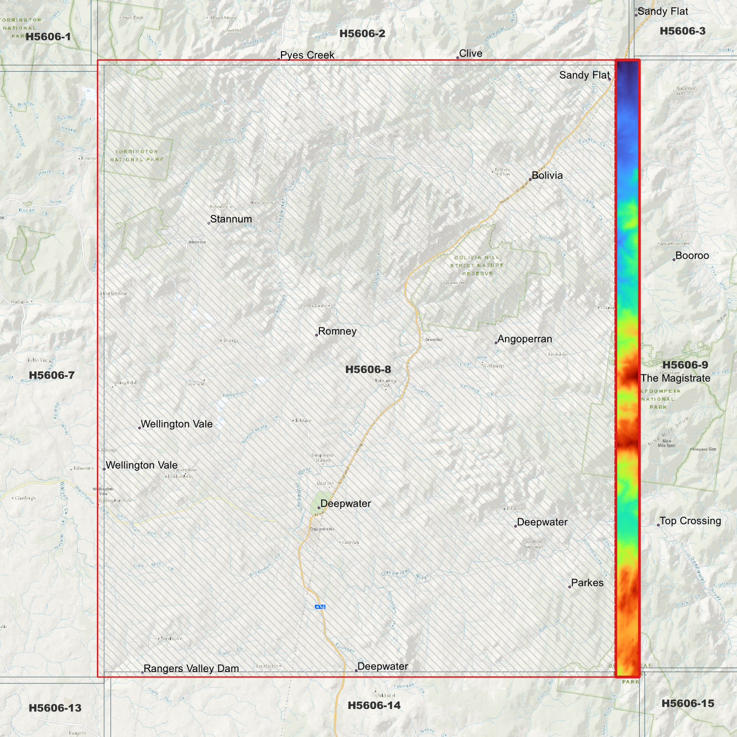 Deepwater 1m Digital Elevation Model (H5606-8)