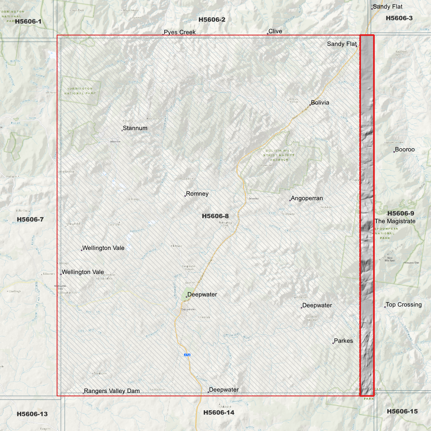 Deepwater 1m Digital Elevation Model (H5606-8)