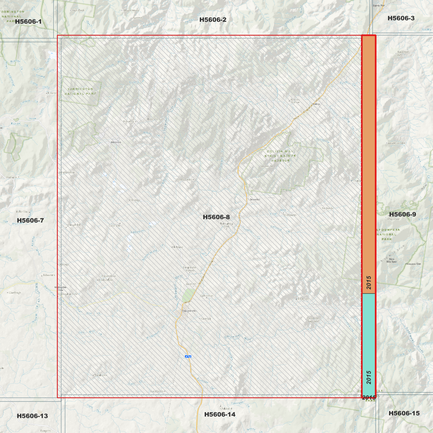 Deepwater 1m Digital Elevation Model (H5606-8)