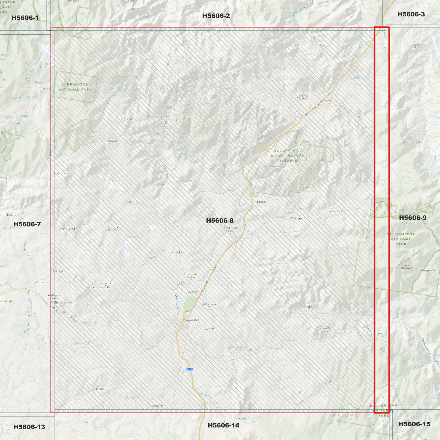Deepwater 1m Digital Elevation Model (H5606-8)