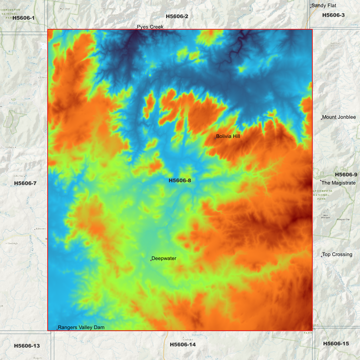 Deepwater 1m & 5m Digital Elevation Models (H5606-8)