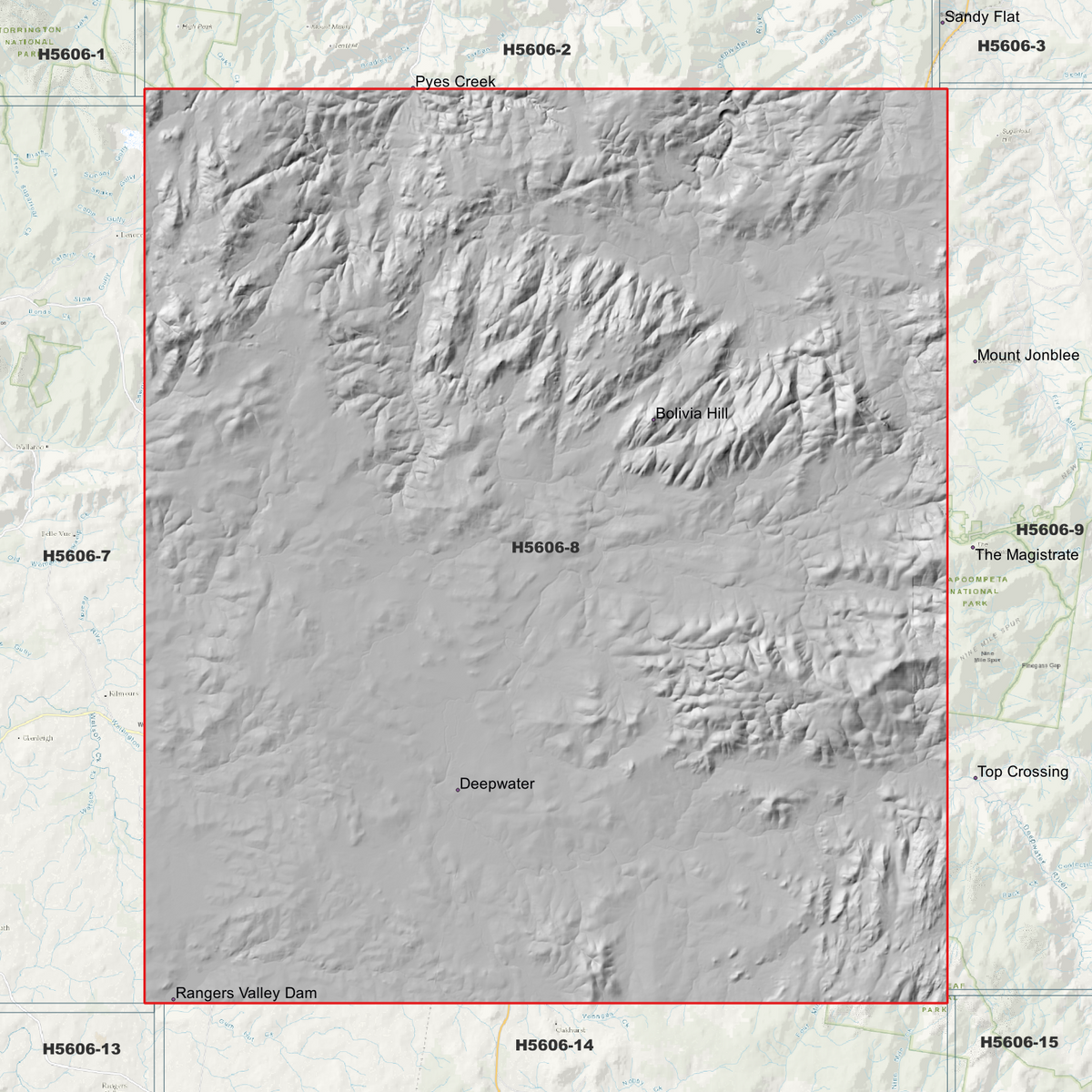 Deepwater 1m & 5m Digital Elevation Models (H5606-8)
