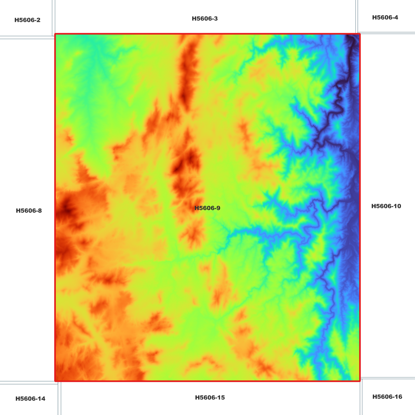 Spirabo 1m Digital Elevation Model (H5606-9)