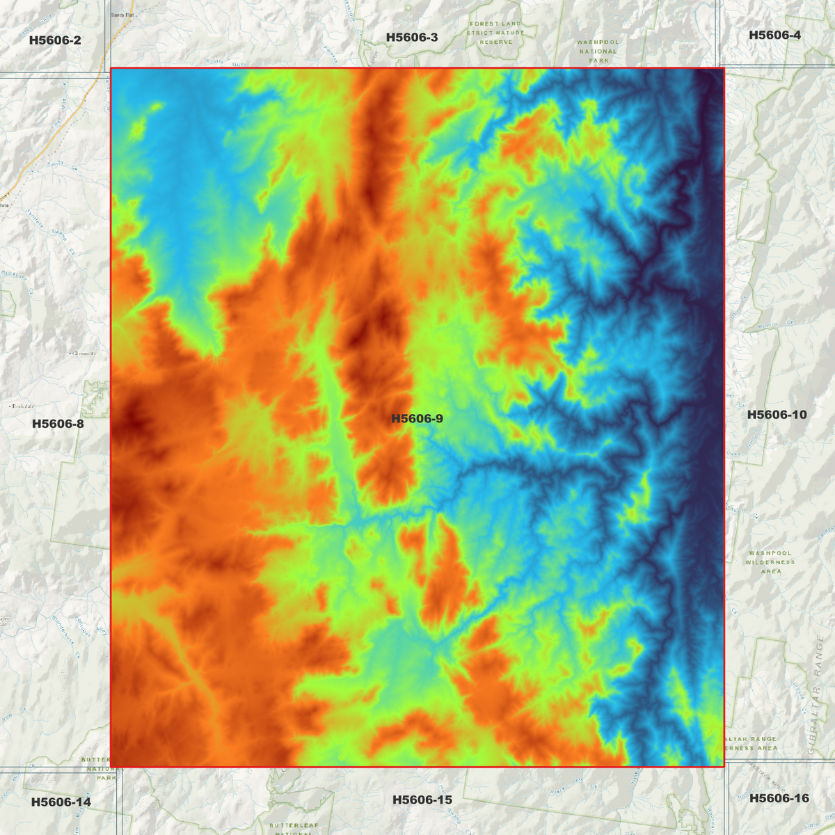 Spirabo 1m Digital Elevation Models (H5606-9)