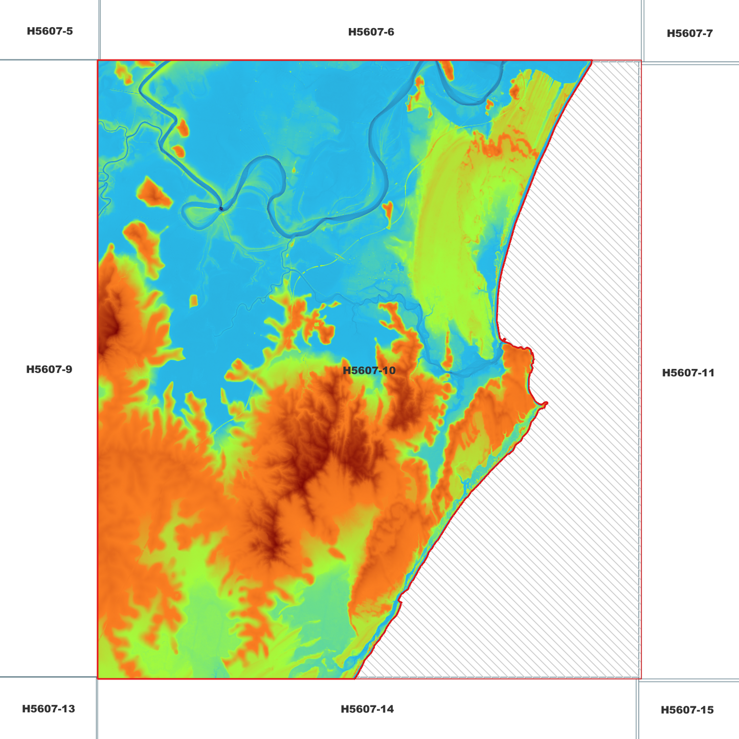 Evans 1m Digital Elevation Model (H5607-10)
