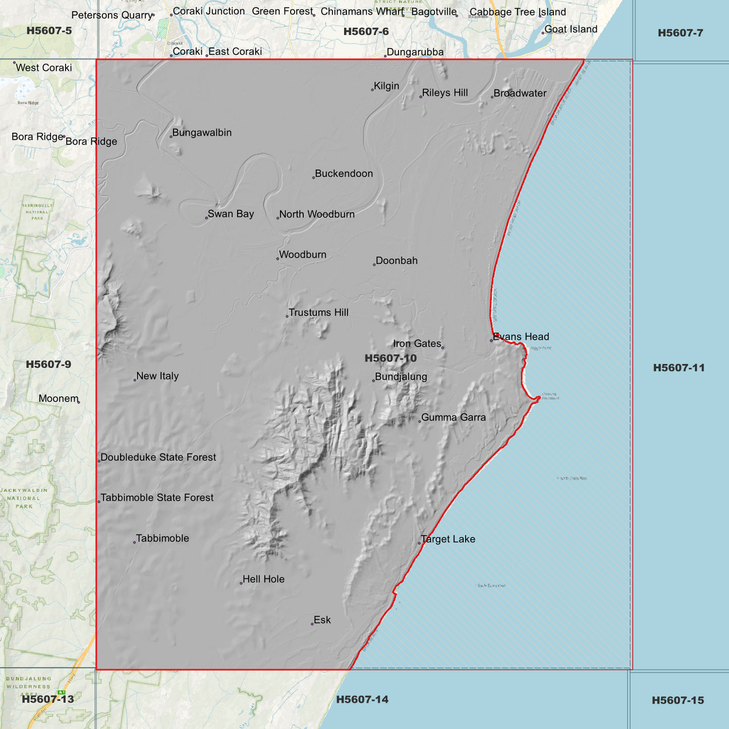 Evans 1m Digital Elevation Model (H5607-10)