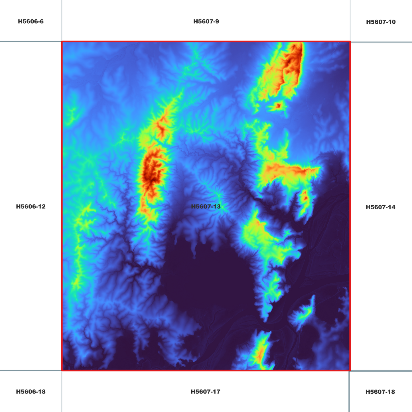 Maclean 1m Digital Elevation Model (H5607-13)