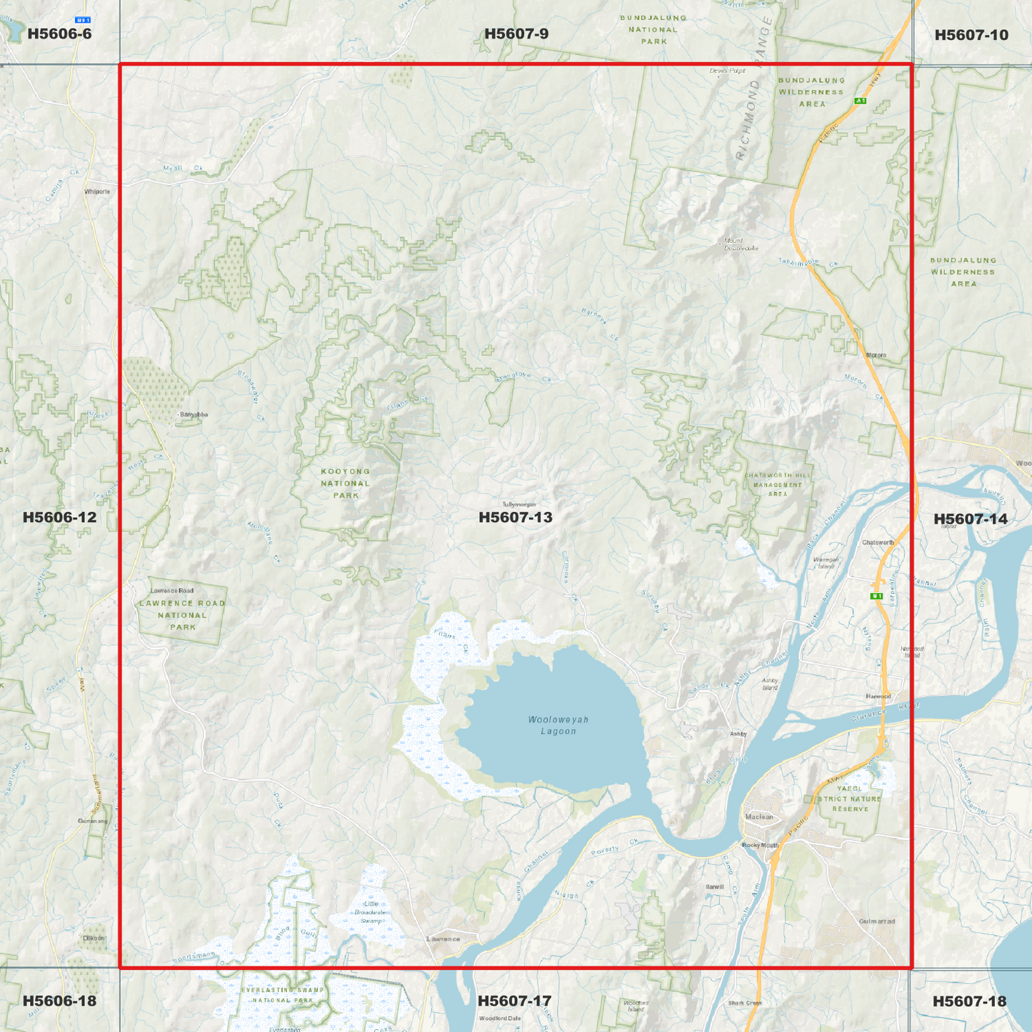 Maclean 1m Digital Elevation Model (H5607-13)