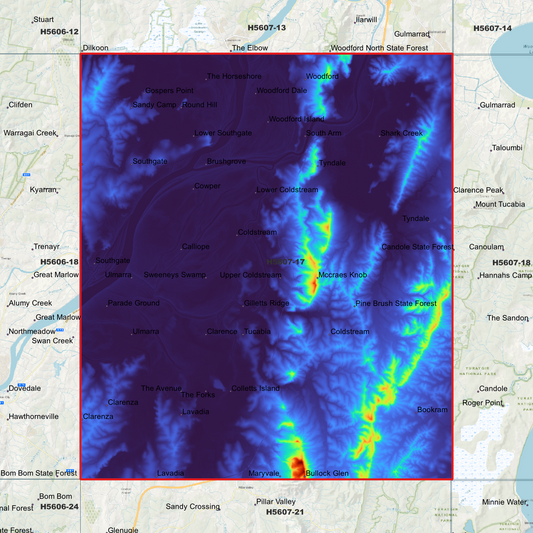 Coldsteam 1m Digital Elevation Model (H5607-17)