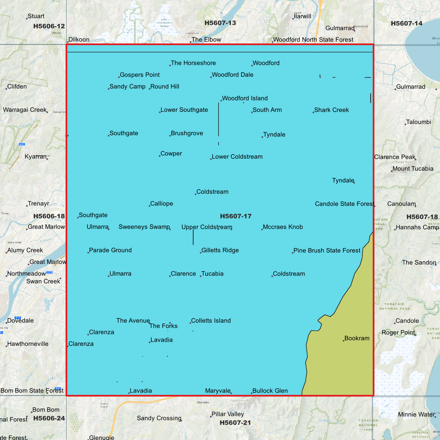 Coldsteam 1m Digital Elevation Model (H5607-17)