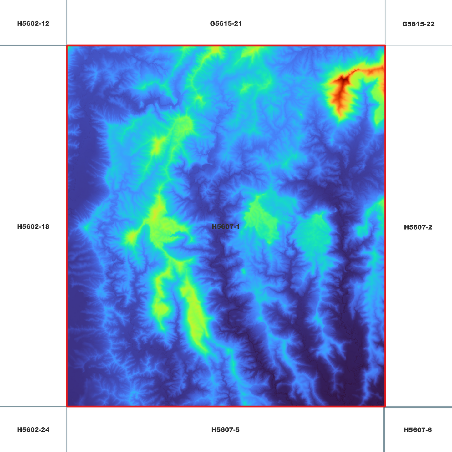 Jiggi 1m Digital Elevation Model (H5607-1)