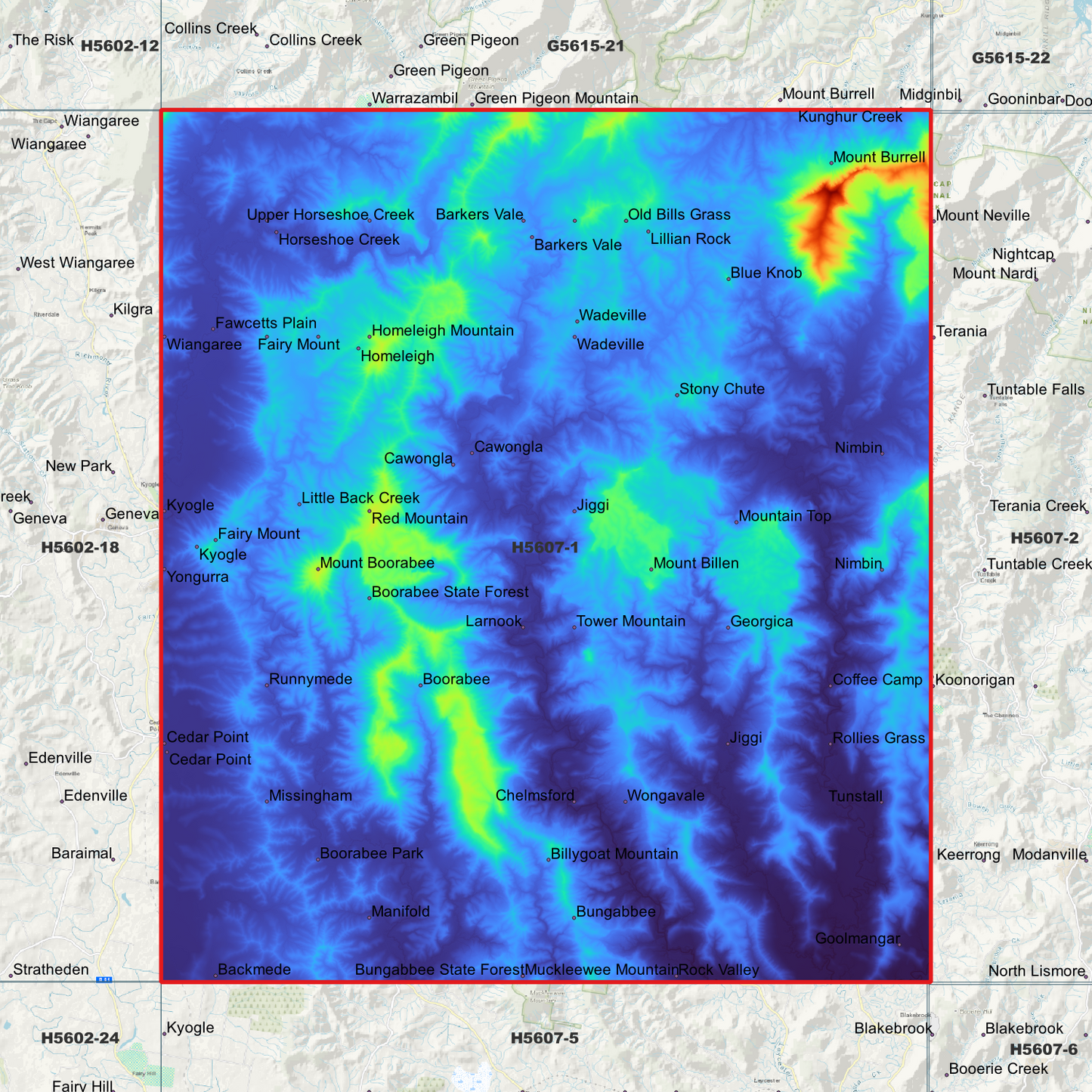 Jiggi 1m Digital Elevation Model (H5607-1)